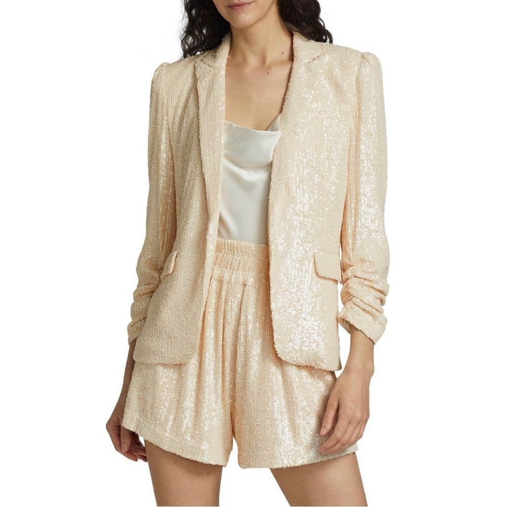 Generation Love Serafina Sequin Open-Front Blazer size S